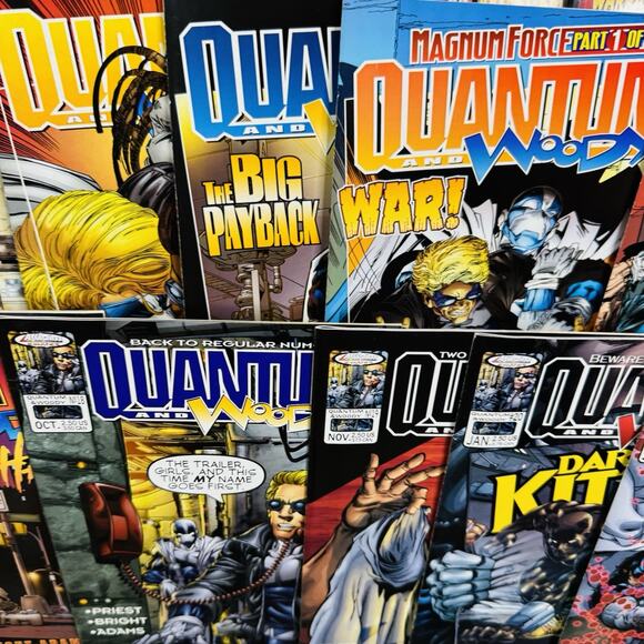 Quantum And Woody 1-21 32 Set Volume 1 Valiant Acclaim 1st App Vincent Van GOAT - Picture 7 of 8